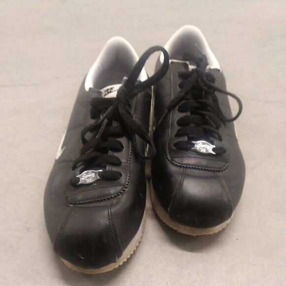 Mens Nike Cortez Basic Jewel Trainers Black Sz 8 Leather Sneaker 833238-002 main image 12